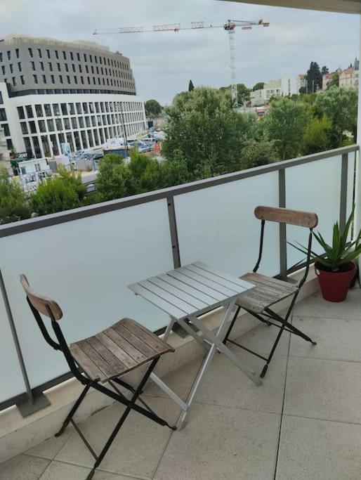 Appartement T3 Gare St Rock Montpellier Bagian luar foto